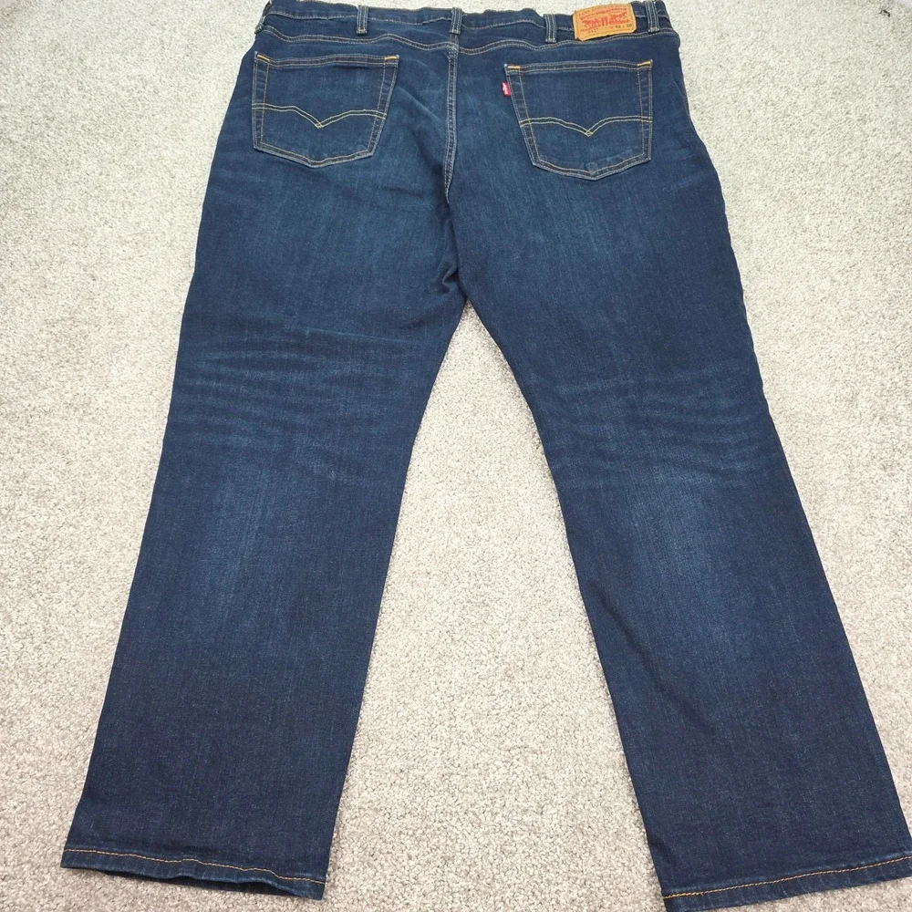Levis 541 Athletic Taper Jeans Mens 42x30 Dark Wash Blue Denim 18181-0014
